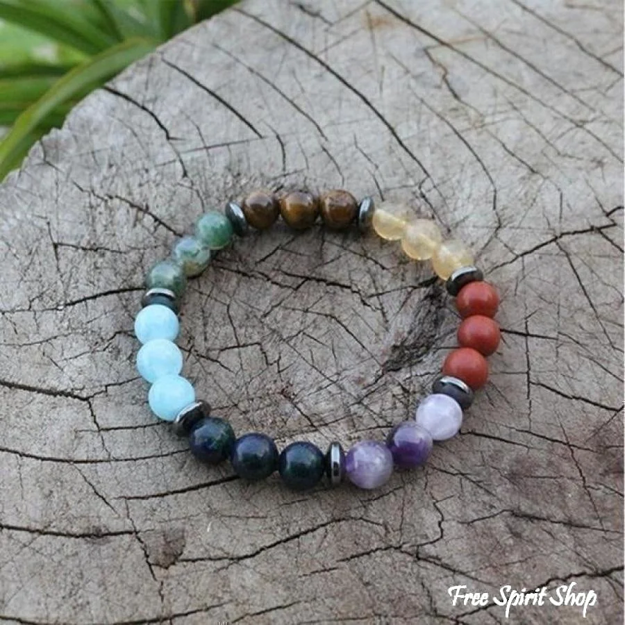108 7 Chakras Natural Stone Mala Beads - Image 3