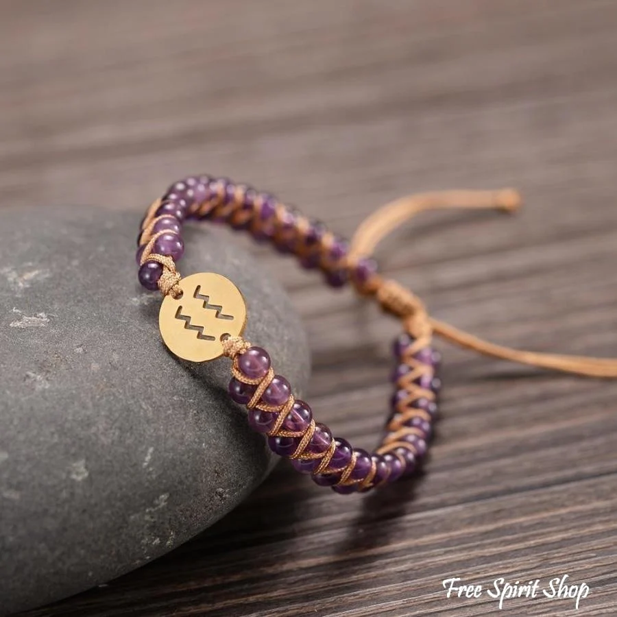 12 Zodiac Sign & Birthstone Charm Bracelets - Image 11