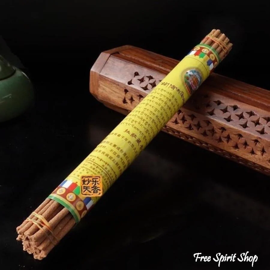 30 Natural Tibetan Handmade Healing Incense Sticks - Image 3
