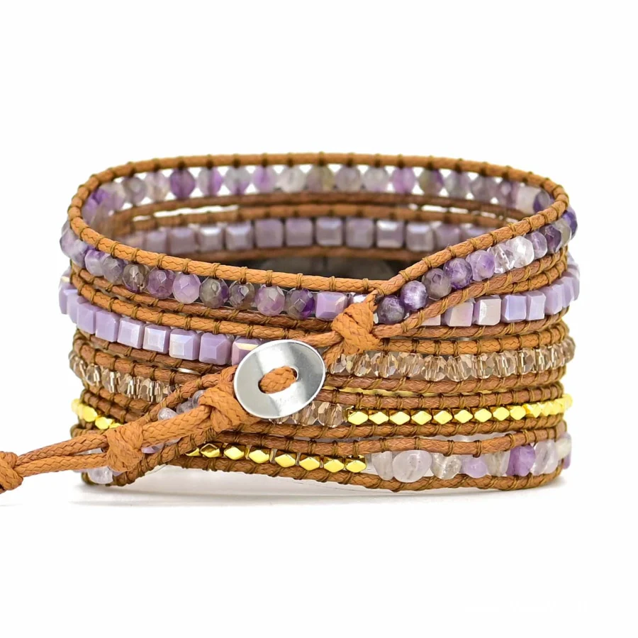 Amethyst Beaded Samsung / Garmin Watch Band - Image 7