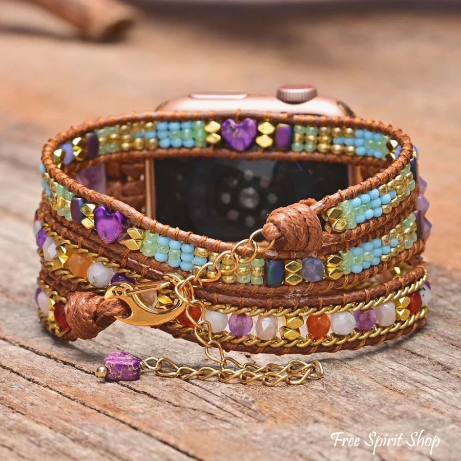 Bohemian Style Mixed Beads Apple Watch Band - Image 3