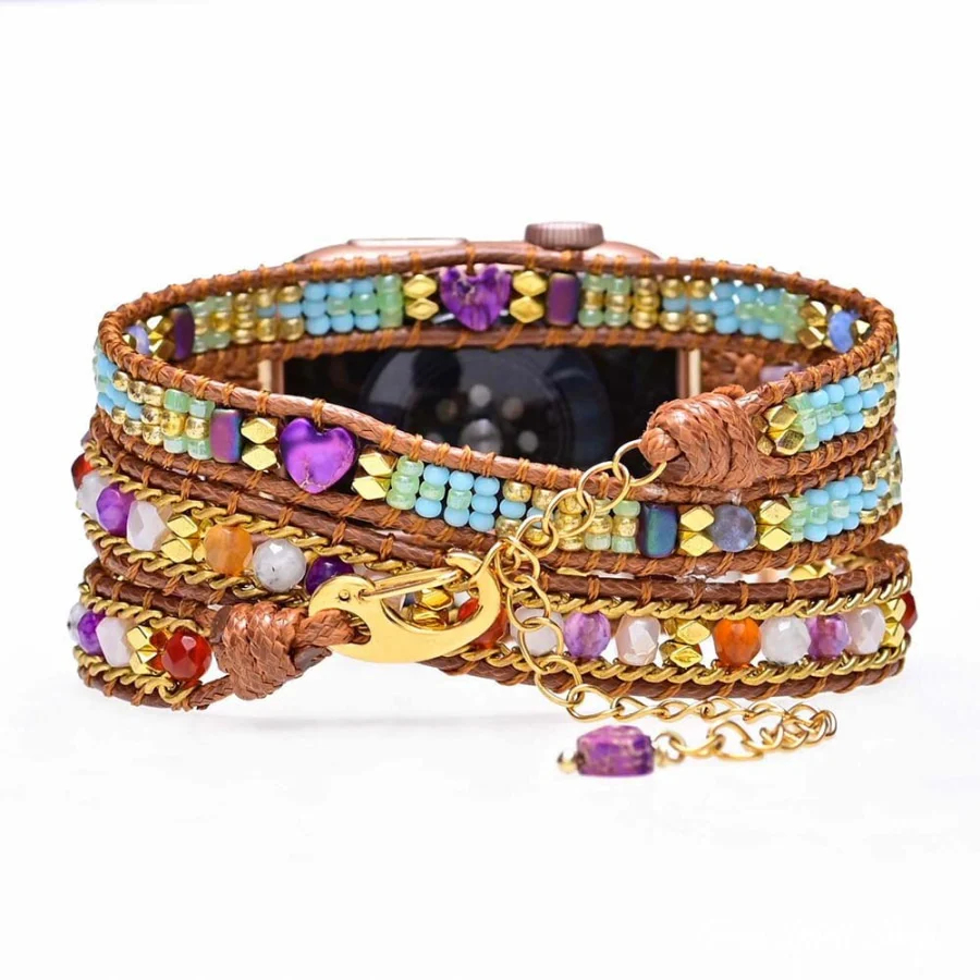 Bohemian Style Mixed Beads Apple Watch Band - Image 5