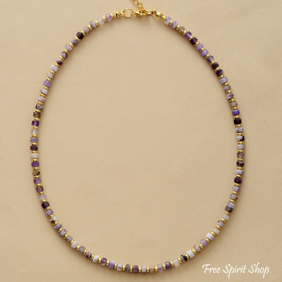 Colorful Jasper Beaded Choker Necklace - Image 4