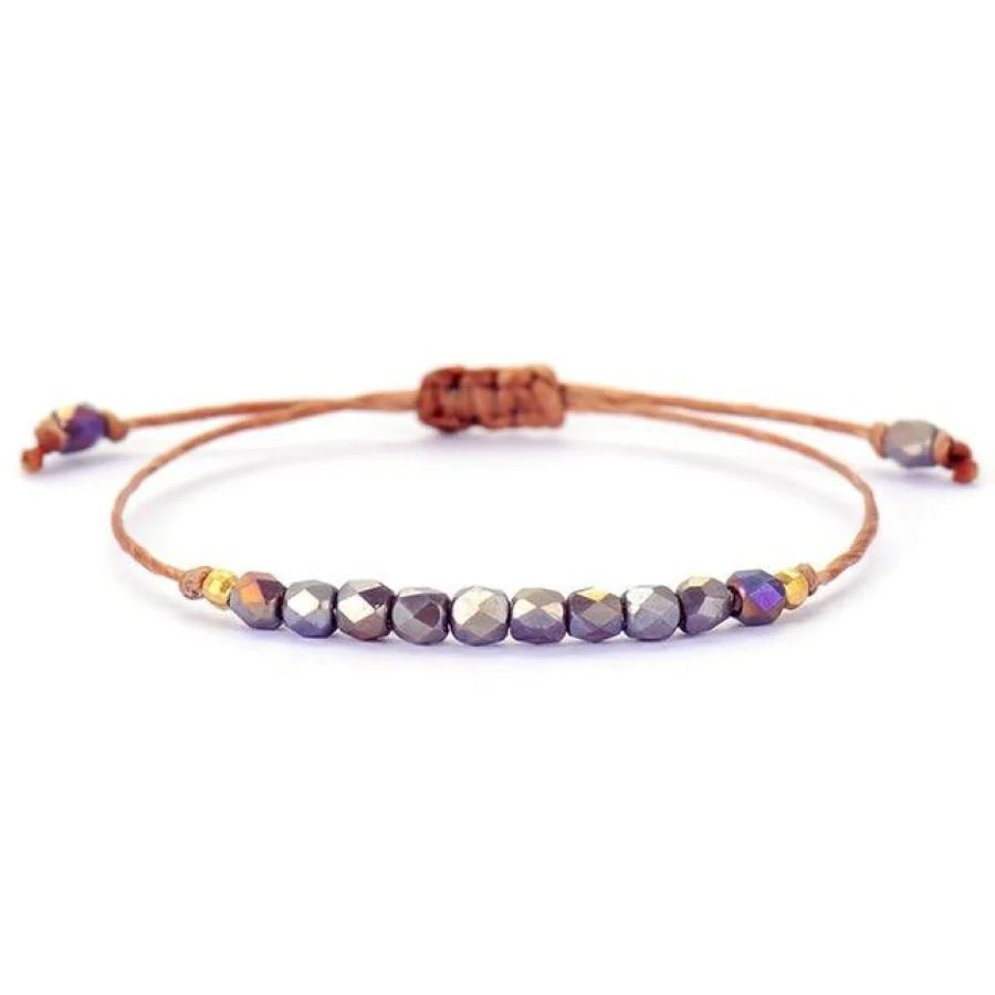 Crystal Beaded Friendship Bracelet - Image 6