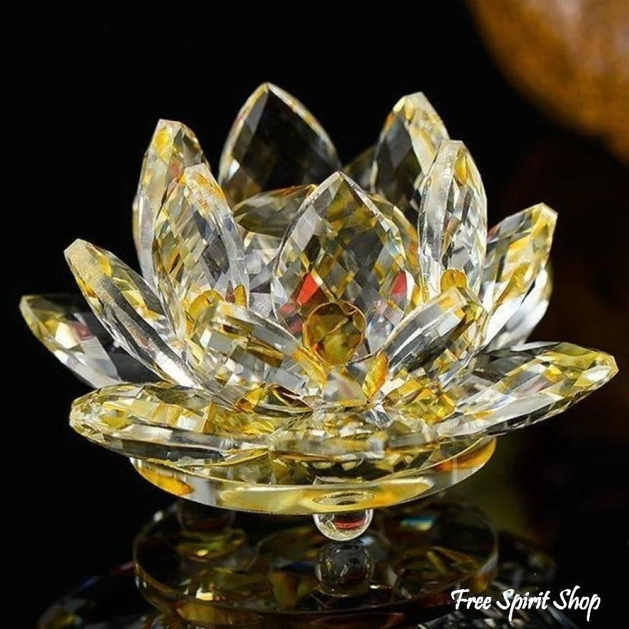 Feng Shui Crystal Lotus Flower - Image 10