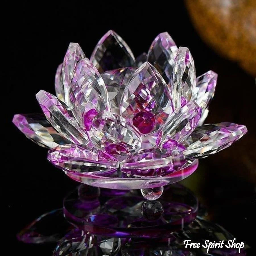 Feng Shui Crystal Lotus Flower - Image 14