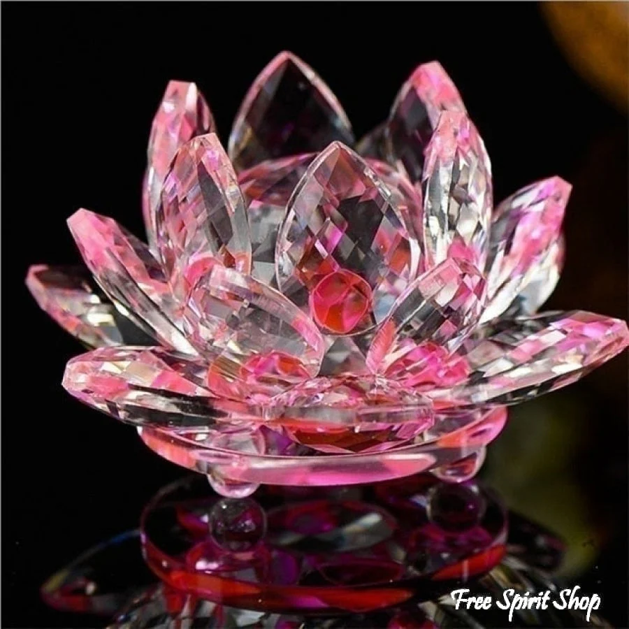 Feng Shui Crystal Lotus Flower - Image 15