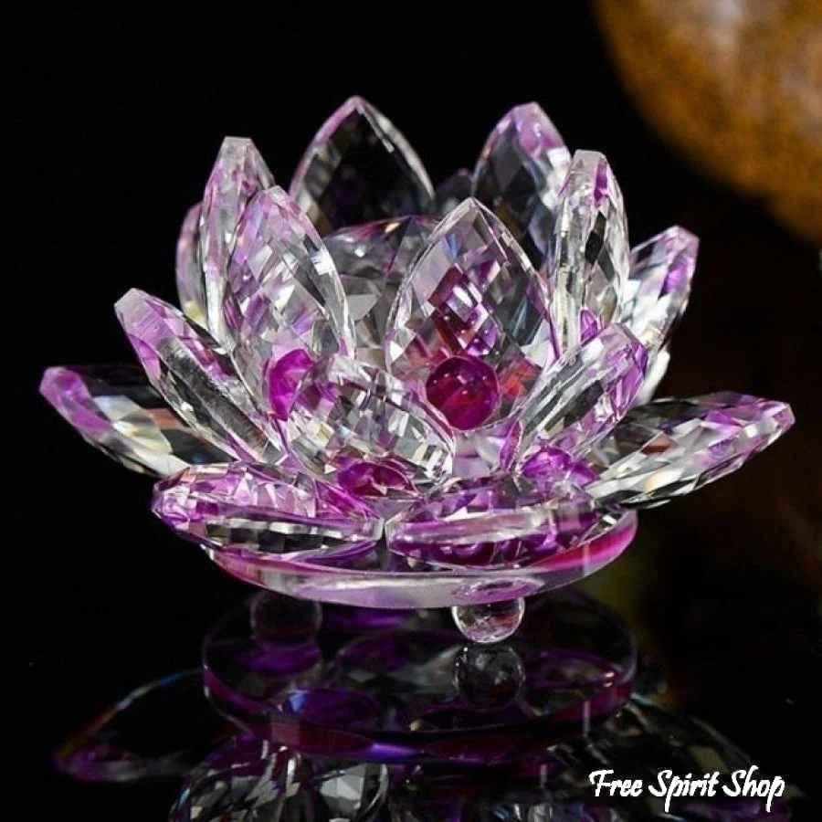 Feng Shui Crystal Lotus Flower - Image 17