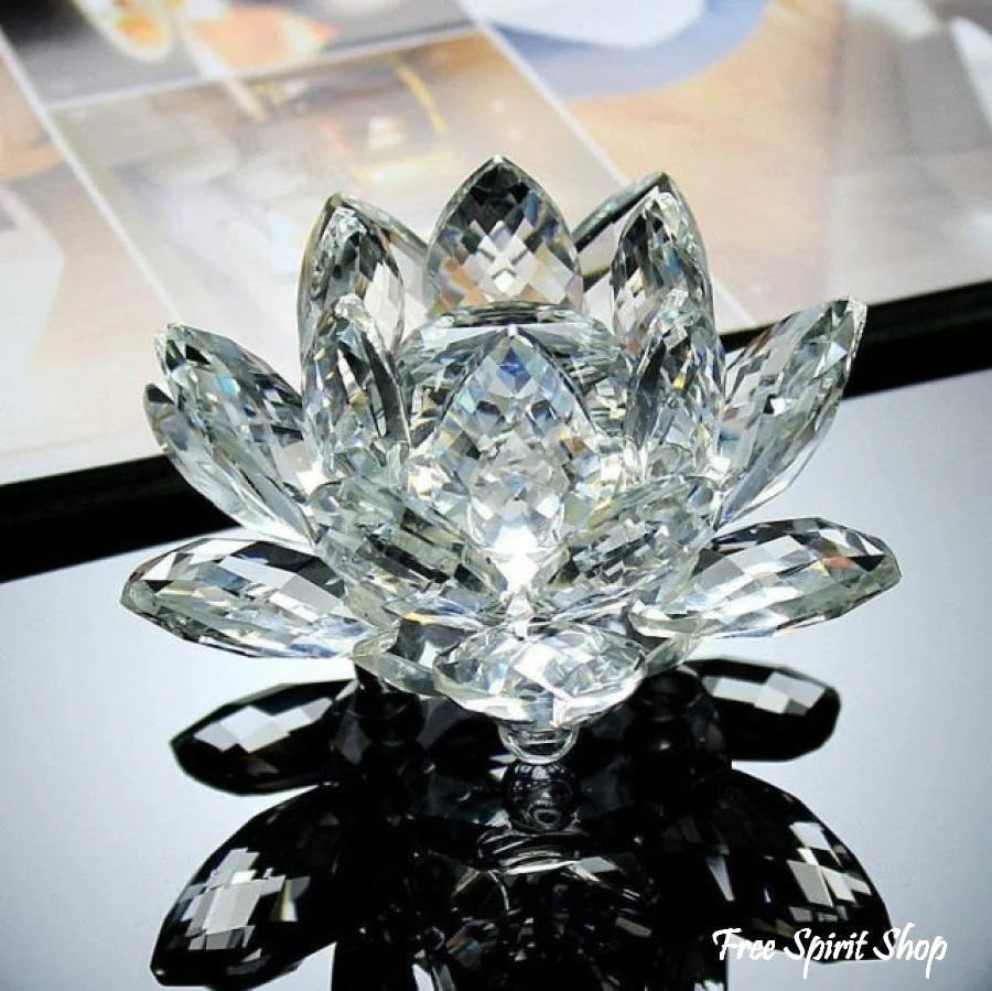 Feng Shui Crystal Lotus Flower - Image 19