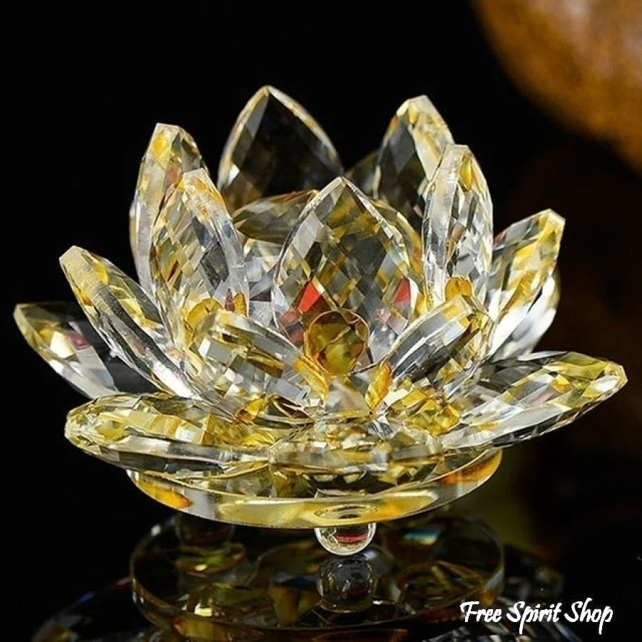 Feng Shui Crystal Lotus Flower - Image 25