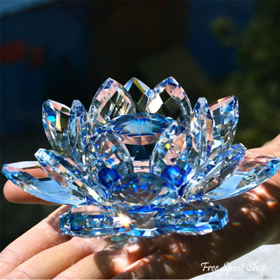Feng Shui Crystal Lotus Flower - Image 3