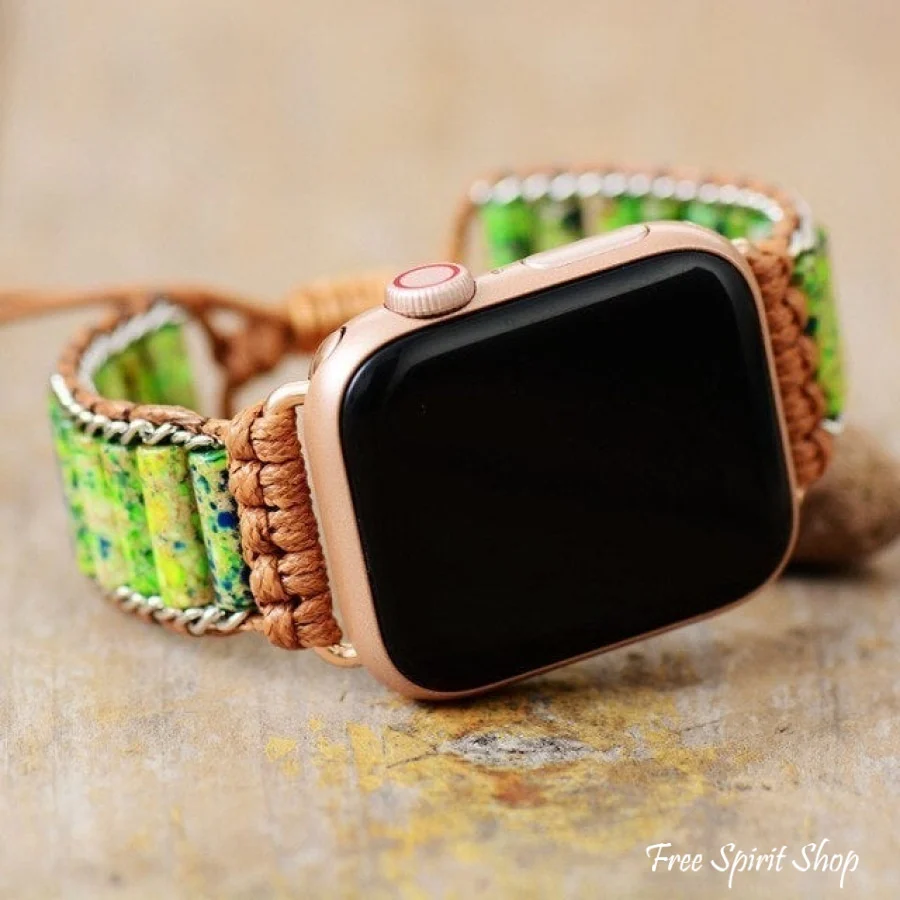 Green Tube Apple Watch Band - Image 2