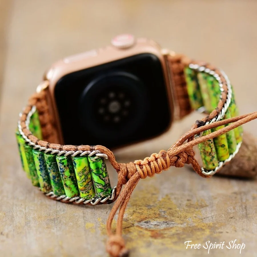 Green Tube Apple Watch Band - Image 3