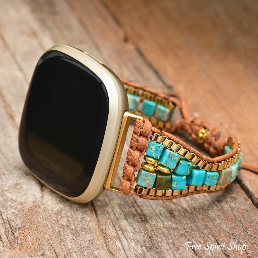 Mini Turquoise Fitbit Watch Band