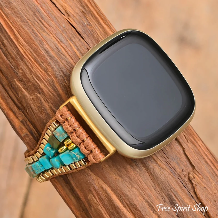 Mini Turquoise Fitbit Watch Band - Image 2