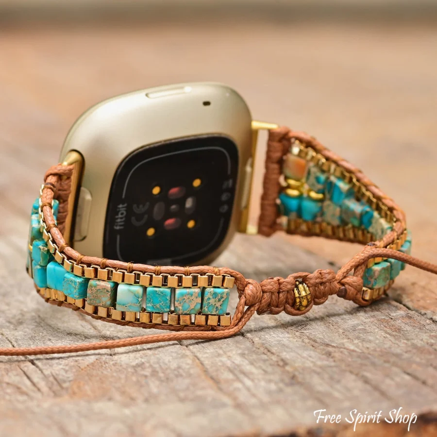 Mini Turquoise Fitbit Watch Band - Image 4