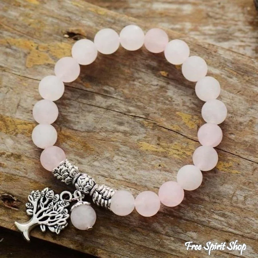 Natural Amazonite Tree Of Life Bead Bracelet - Image 5