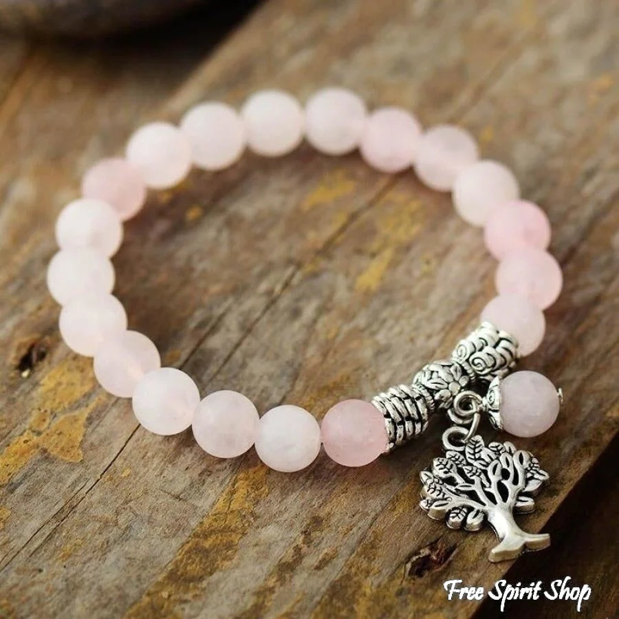 Natural Amazonite Tree Of Life Bead Bracelet - Image 6
