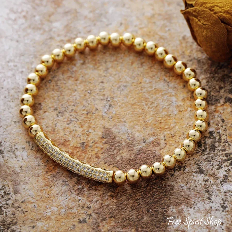 Natural Druzy Picture Jasper & Rose Quartz Bracelet Set - Image 5