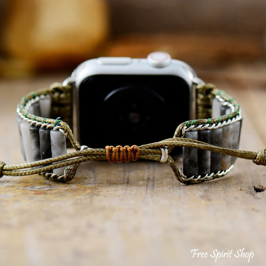 Natural Gray Quartz Apple Watch Band - Image 2