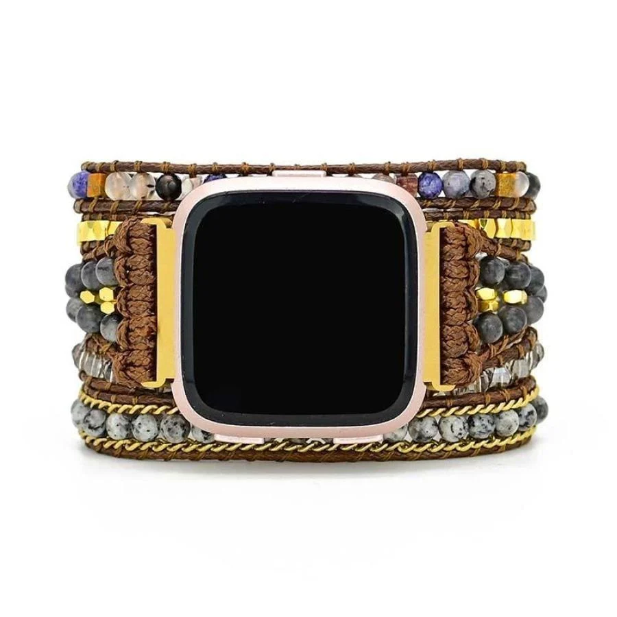 Natural Labradorite Fitbit Watch Band - Image 5