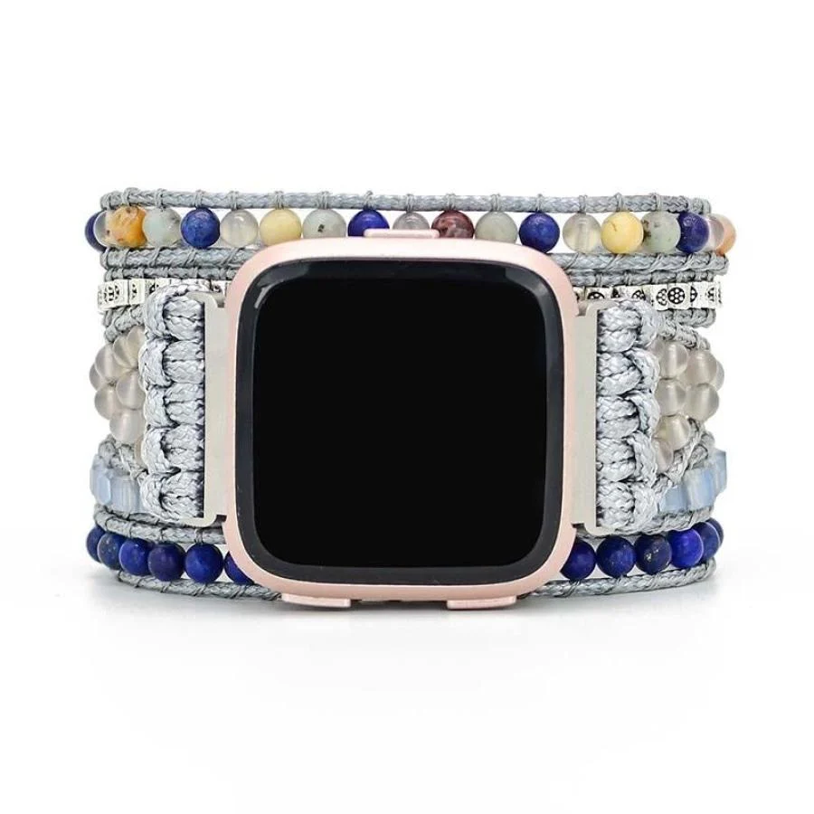 Natural Lapis Lazuli Fitbit Watch Band - Image 4