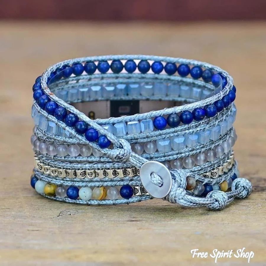 Natural Lapis Lazuli Fitbit Watch Band - Image 6