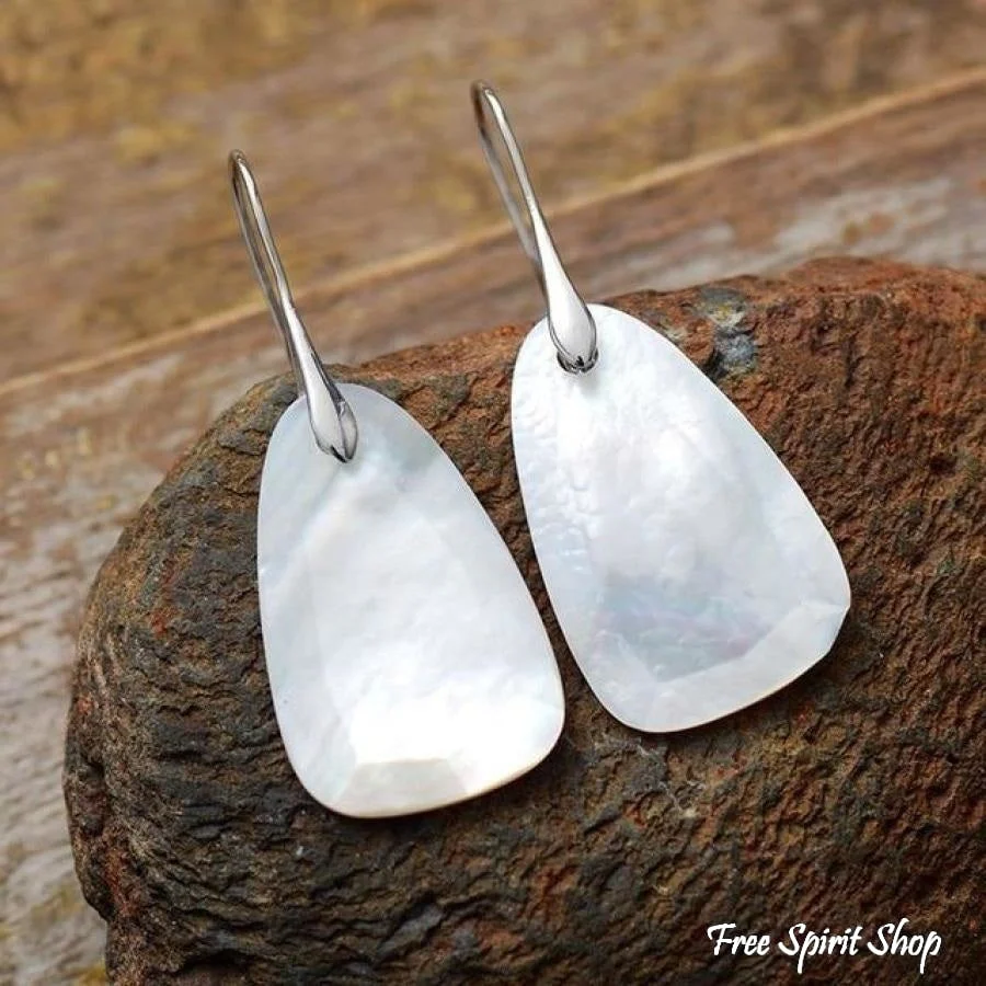 Natural Shell Earrings - Image 2
