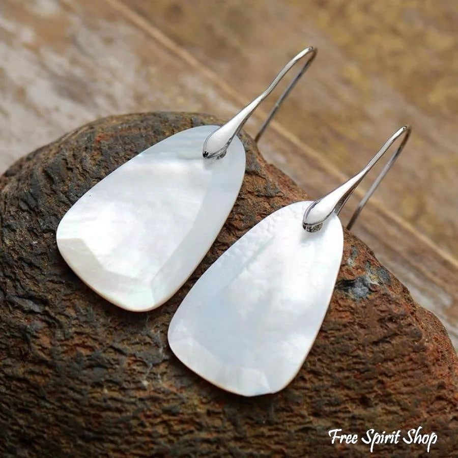 Natural Shell Earrings - Image 3