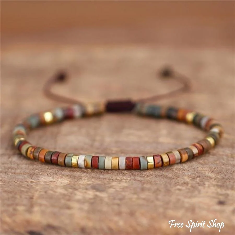 Natural Stone Boho Bead Bracelets - Image 13