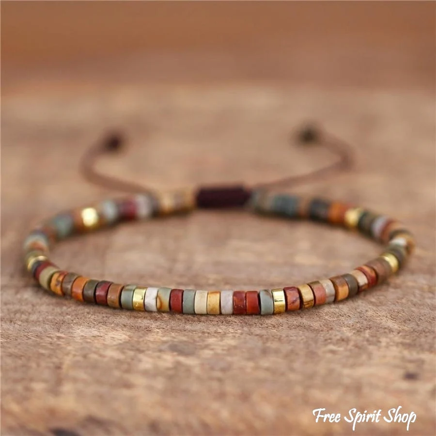 Natural Stone Boho Bead Bracelets - Image 19