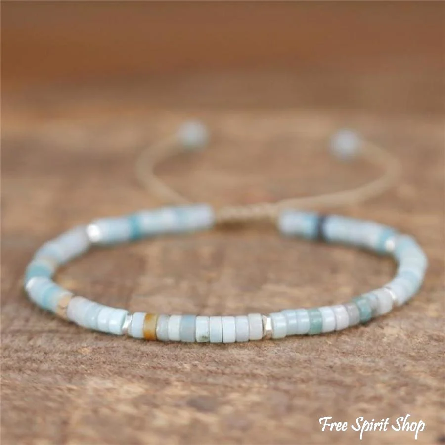 Natural Stone Boho Bead Bracelets - Image 2