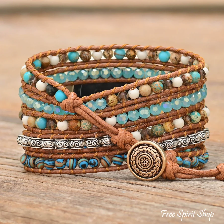 Ocean Punk Bead Fitbit Watch Band - Image 2