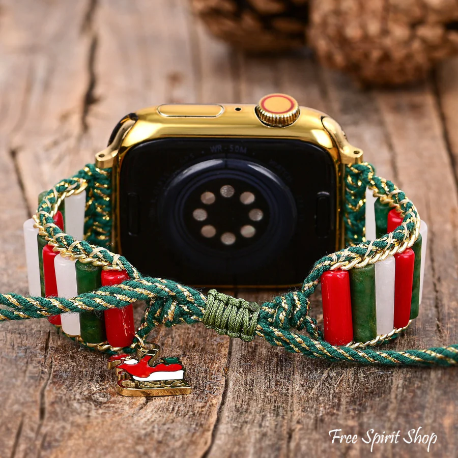 Santa Claus Charm Apple Watch Band - Image 3