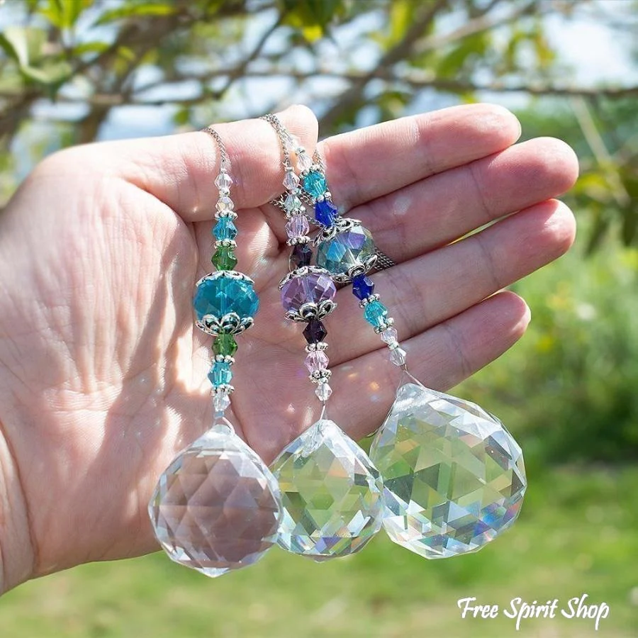 Set of 3 Crystal Ball Suncatchers - Image 4