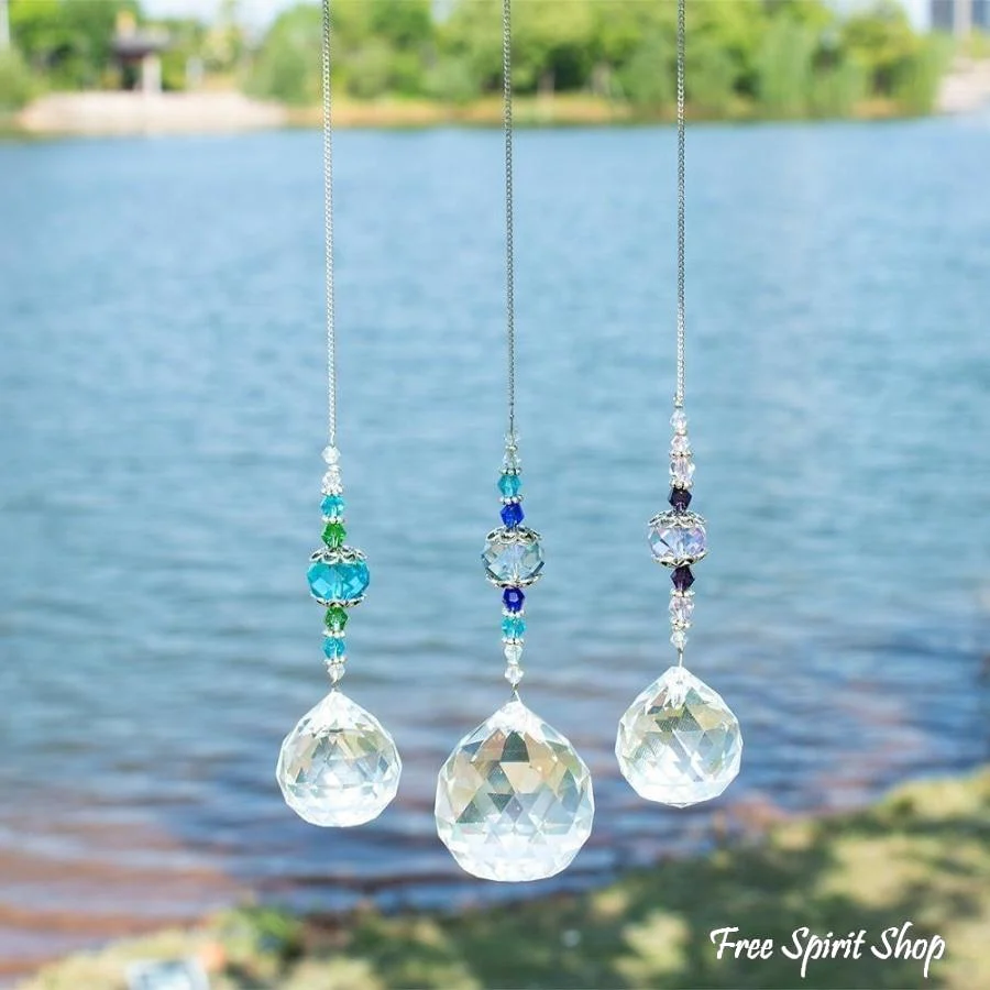 Set of 3 Crystal Ball Suncatchers - Image 5