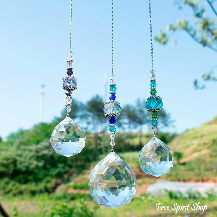 Set of 3 Crystal Ball Suncatchers - Image 6