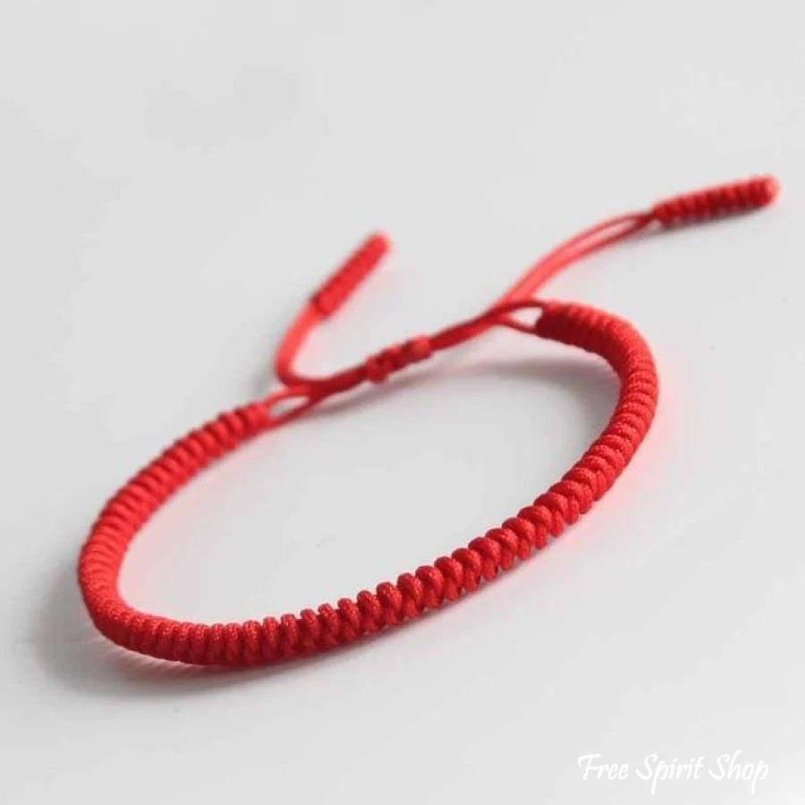 Tibetan Buddhist Handmade Lucky Knots Bracelet - Image 9