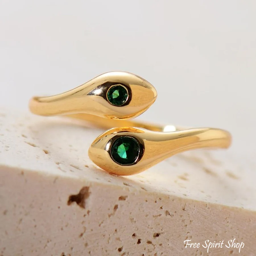 Transformation Emerald Snake Ring - Image 3