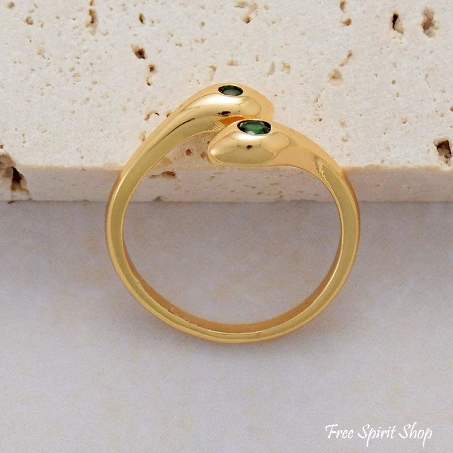 Transformation Emerald Snake Ring - Image 4
