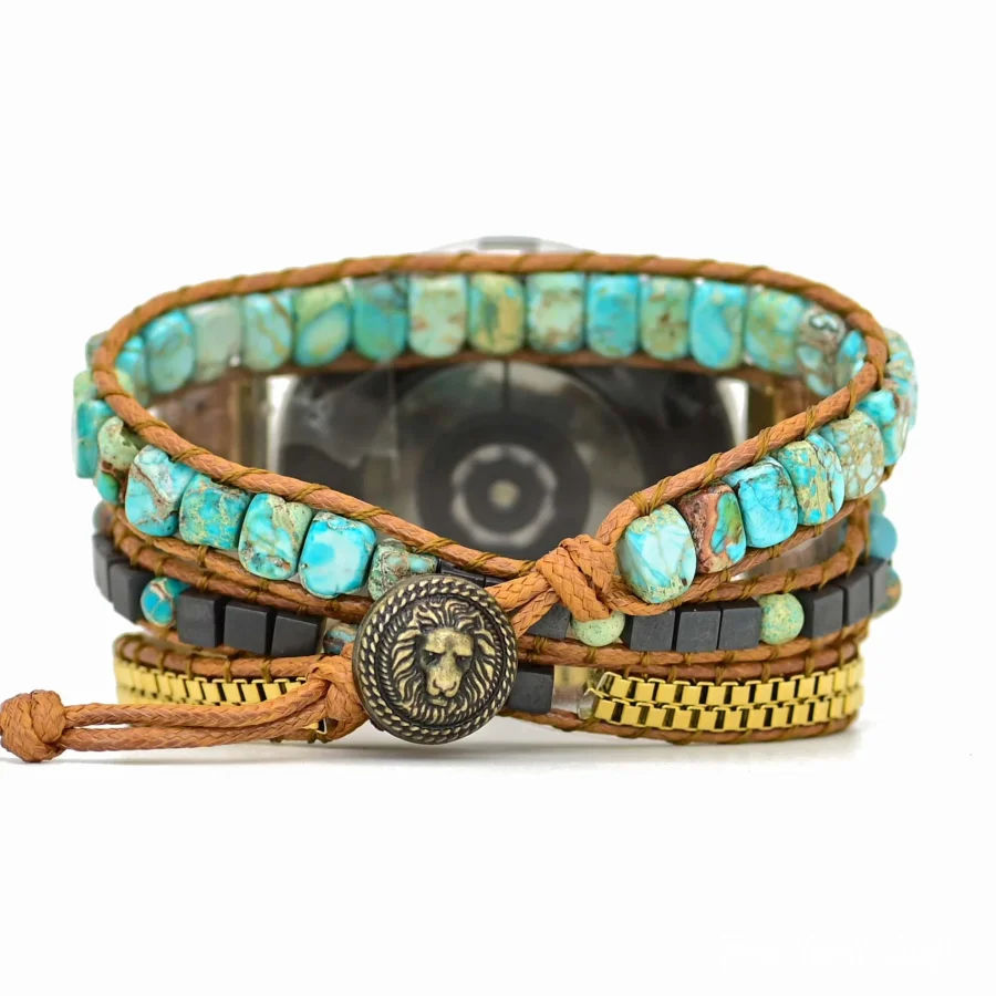 Turquoise Howlite Samsung / Garmin Watch Band - Image 6