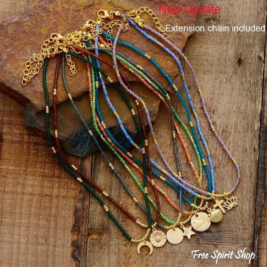 Vibrant Seed Bead Choker - Image 6